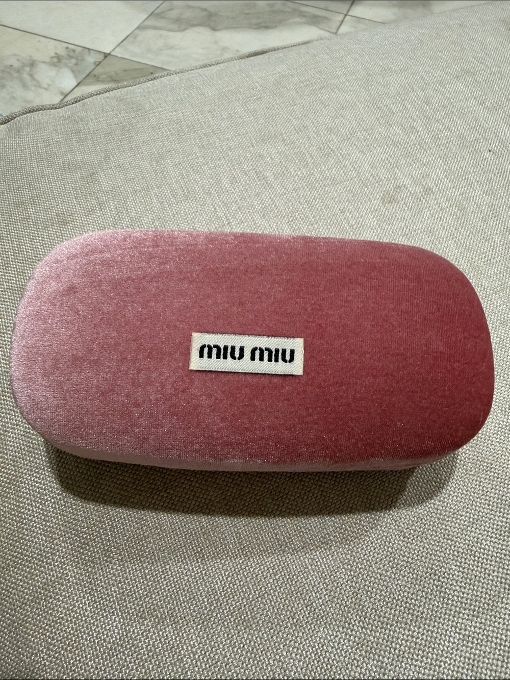 Miu Miu sunglasses 🕶 hard case pink velvet